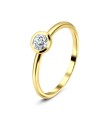 Sparkling Crystal CZ Silver Ring NSR-2826